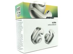 Bose Ultra Open - True wireless-hörlurar med mikrofon - öppet öra - Bluetooth - white smoke