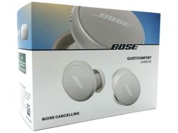Bose QuietComfort - True wireless-hörlurar med mikrofon - inuti örat - Bluetooth - aktiv brusradering - white smoke