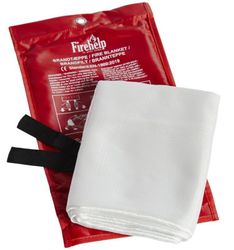 FIREHELP Brandtæppe, 120x120 cm