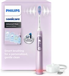 Philips HX3792 Sonicare sähköhammasharja Advanced Clean - pinkki metallinhohtoinen