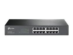 TP-Link TL-SG1016D 16-Port Gigabit Switch - Switch - ikke-styrt - 16 x 10/100/1000 - stasjonær