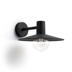 Philips myGarden Skua ulkoseinävalaisin 42W E27 (ei sisällä lamppua), Seinävalaistus ulkotiloihin, Musta, Metalli, Patio, Puutarha, I, Klassinen