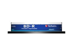 Verbatim DataLife - 10 x BD-R - 25 GB 6x - blekkstråleskrivbar overflate - spindel