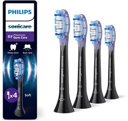 Philips Sonicare G3 Premium Gum Care -hammasharjan päät - musta - 4 kpl