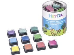 HEYDA 204888470, Blekkpute for barn, Lilla, Rosa, Blå, Grønn, Rød, Fiolett, Gult, 30 mm, 30 mm
