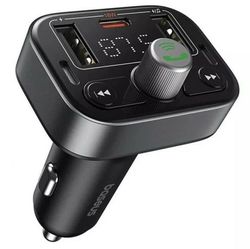 Baseus SUP0003754, Digitalt, FM, 87,5 - 108 MHz, LED, Bluetooth, Cigartenner/lighter