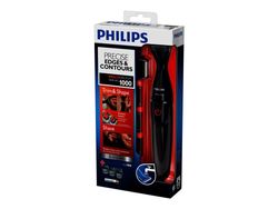 Philips MG1100/16 Multigroom Series 1000 partatrimmeri vesitiivis musta/punainen