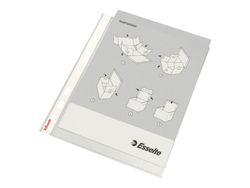 Esselte Plus - Arkbeskytter - for A5 (148 x 210 mm) - kapasitet: 30 ark - blank (en pakke 10)