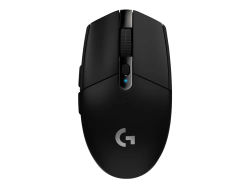 Logitech G305 - Mus - optisk - 6 knapper - trådløs - LIGHTSPEED - trådløs mottaker (USB) - svart