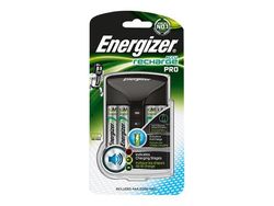 Energizer Pro-Charger - Batterilader - (for 4xAA/AAA) + AC-strømadapter + batteri 4 x AA-type - NiMH - 2000 mAh