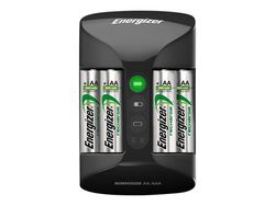 Energizer Pro-Charger - Batterilader - (for 4xAA/AAA) + AC-strømadapter + batteri 4 x AA-type - NiMH - 2000 mAh