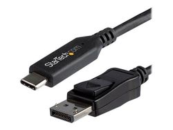 StarTech 6ft/1.8m USB C to DisplayPort 1.4 Cable, 4K/5K/8K USB Type-C to DP 1.4 Alt Mode Video Adapter Converter, HBR3/HDR/DSC, 8K 60Hz DP 1.4 Moni...
