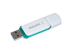 Philips FM25FD75B, 256 GB, USB A-tyyppi, 3.2 Gen 1 (3.1 Gen 1), Suojus, 8 g, Turkoosi, Valkoinen