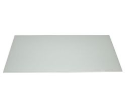 HOME It® firkantet stænkplade 60 x 30 cm hærdet hvid glas