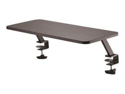Startech Monitor Riser Stand - Clamp-on Monitor Shelf for Desk - Extra Wide 25.6" (65 cm) For up to 34" Monitors - Black (MNRISERCLMP) - Monterings...