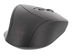 DELTACO MS-901 Silent - Mus - optisk - 4 knapper - trådløs - Bluetooth 5.0 - mørk grå