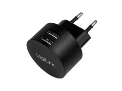 LogiLink PA0218, inomhus, AC, 5 V, Svart