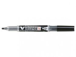 Pilot V-Board Master S, Svart, Fin spets, Svart, Transparent, Plast, Rund, 3,5 mm
