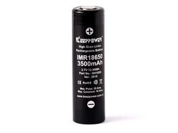 ALLNET IMR18650, Laddningsbart batteri, 3,7 V, 2 styck, 3500 mAh, Svart, Silver, CE, RoHS
