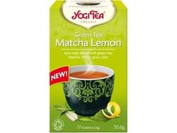 Grønn urtete med sitron Matcha Lemon, Yogi Tea, økologisk, 17 pakker