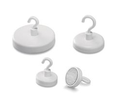 Magnetoplan 52636, Innendørs, Universalkrok, Hvit, Magnet, 8 kg, 3,6 cm