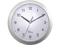 EUROTIME 56787 radioveggur 25 cm x 38 mm sølv