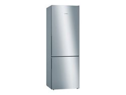 Bosch Serie | 6 KGE49AICA - Kjøleskap/fryser - bunnfryser - bredde: 70 cm - dybde: 65 cm - høyde: 201 cm - 419 liter - Klasse C - rustfritt stål