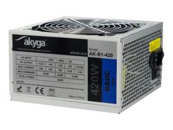 Akyga AK-B1-420 - Nätaggregat (intern) - ATX12V 2.31 - AC 230 V - 420 Watt - PFC - galvaniserat stål