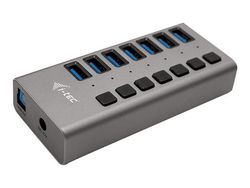 i-Tec USB 3.0 Charging HUB 7 port + Power Adapter 36 W - Hub - 7 x SuperSpeed USB 3.0 - stasjonær