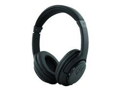 Esperanza EH163K - Hörlurar med mikrofon - på örat - Bluetooth - trådlös - libero black