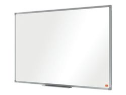 Nobo Basic - Whiteboard - veggmonterbar - 900 x 600 mm - stål - magnetisk - hvit - sølvramme