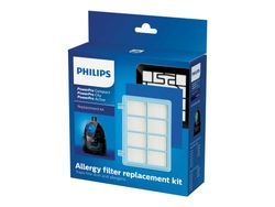 Philips FC8010/02 Lisätarvikepakkaus, Rikkaimuri, Suodatin, Valkoinen, Philips, PowerPro Active: FC9549–FC9553, FC9555, FC9556, FC9573, FC9576, FC9...