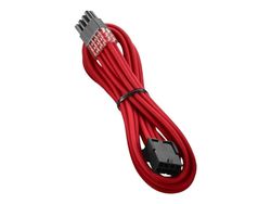 CableMod PRO ModMesh - Strømforlengelseskabel - 8-pins PCIe-strøm (hann) til 8-pins PCIe-strøm (hunn) - 45 cm - formstøpt - rød