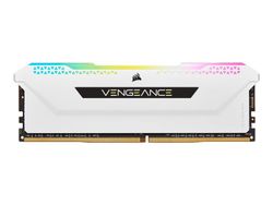 CORSAIR Vengeance RGB PRO SL - DDR4 - sett - 16 GB: 2 x 8 GB - DIMM 288-pin - 3200 MHz / PC4-25600 - CL16 - 1.35 V - ikke-bufret - ikke-ECC - hvit