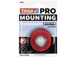tesa Monteringsbånd PRO Transparent 66965-00001-00 (L x B) 5 m x 19 mm - 1 stk.