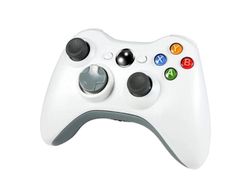Strado Bluetooth-kontroller til XBOX 360 hvit (GPX36)