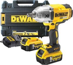 DeWALT DCF899P2-QW - Mutterdragare - sladdlös - 610 W - 3 hastigheter - 1/2-tums kvadrat-drive 12.7 mm - 950 N·m - 2 batterier - 18 V