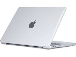 Tech-Protect SmartShell-etuiet til MacBook Pro 14" M1 / M2 / M3 2021-2023 - transparent
