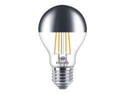 Philips Deco - LED-glödlampa med filament - form: A60 - E27 - 7.2 W (motsvarande 50 W) - klass A+ - varmt vitt ljus - 2700 K - spegelkrona