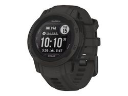 Garmin Instinct 2S Solar - 40 mm - grafitt - sportsur med bånd - silikon - håndleddstørrelse: 112-180 mm - monokrom - 32 MB - Bluetooth, ANT+ - 43 g