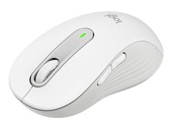 Logitech Signature M650 L - Mus - stor storlek - optisk - 5 knappar - trådlös - 2.4 GHz, Bluetooth - Logitech Logi Bolt USB-mottagare - offwhite