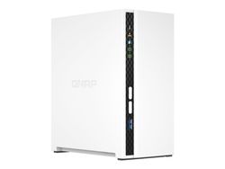 QNAP TS-233 - NAS-server - 2 brønner - SATA 6Gb/s - RAID 0, 1, JBOD - RAM 2 GB - Gigabit Ethernet - iSCSI støtte