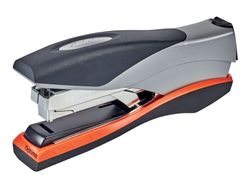 Rexel Optima 40 - Stiftemaskin - robust - 40 ark - 24/6, 26/6, No.56 - metall - sølv/svart/oransje