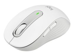 Logitech Signature M650 L - Mus - stor størrelse - optisk - 5 knapper - trådløs - 2.4 GHz, Bluetooth - Logitech Logi Bolt USB-mottaker - elfenbenshvit