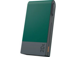 GP Batteries Portable PowerBank M20B, 20000 mAh, Lithium Polymer (LiPo), Quick Charge 3.0, Grønn