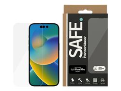 SAFE. by PanzerGlass™ | Case-Friendly - Skærmbeskytter for mobiltelefon - Edge-to-Edge passform - Klart glas | Apple iPhone 14 Pro