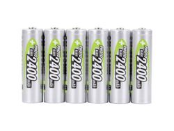 Ansmann 1322-0000-510 oppladbart AA-batteri NiMH 2400 mAh 1,2 V (6 stk)