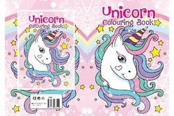 Fargebok A4 Unicorn.2, 16 sider