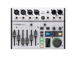 Behringer FLOW 8 digital mixer med Bluetooth-ljud och USB-ljudinterface (27000887)