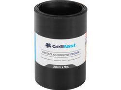 Cellfast kant til hage rett svart 20 cm x 9 m